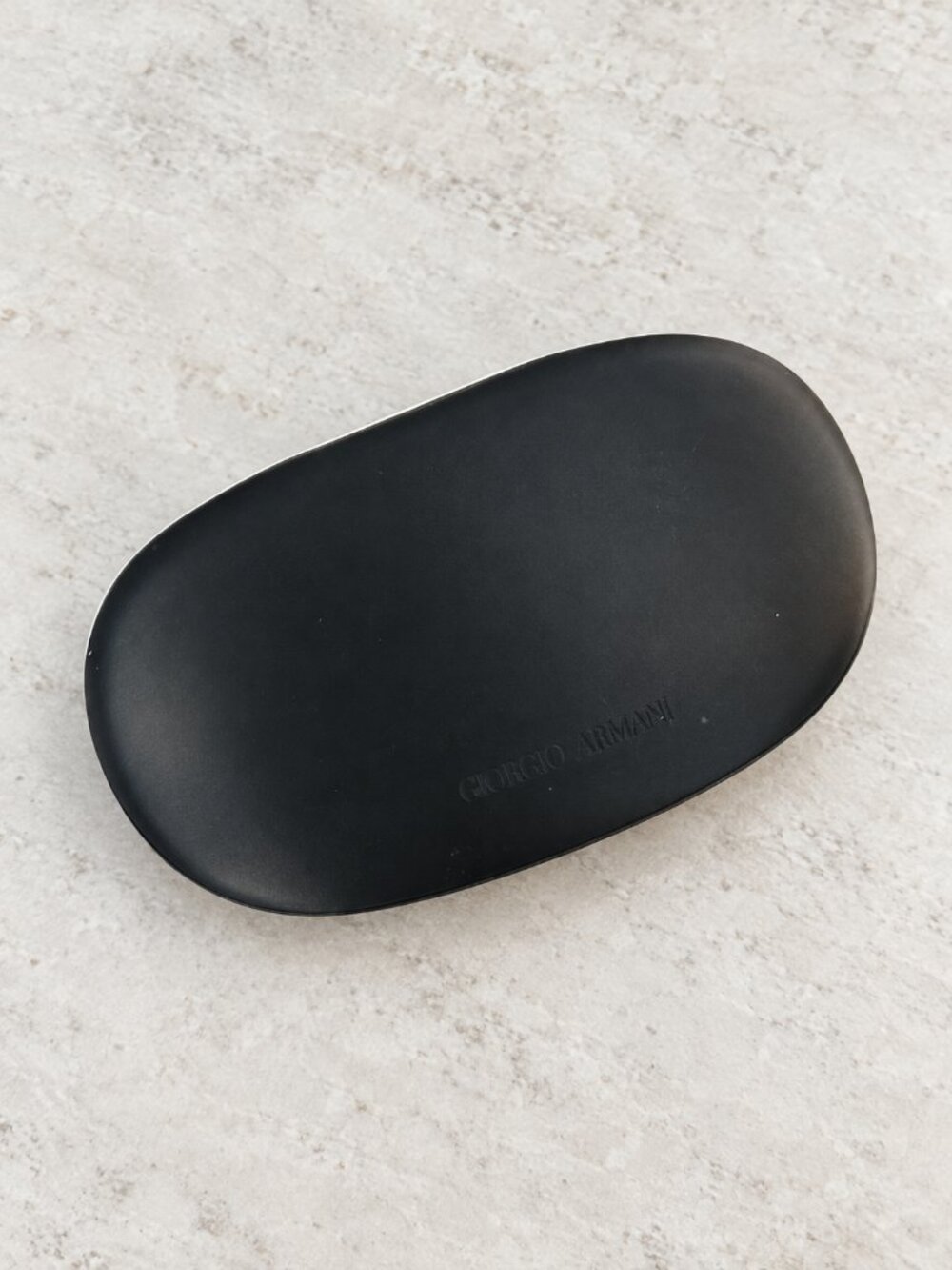 Giorgio Armani Black Hard Clamshell Eyeglass Case Only